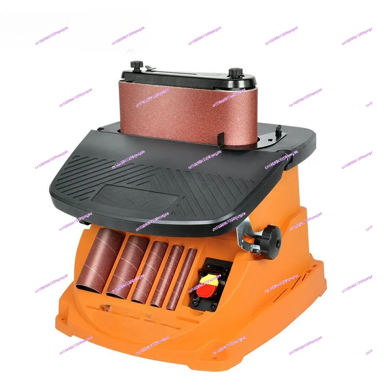 Vertical Drum Belt Wood Sander Oscillating Spindle Sander for Curved Surface Woodworking Grinding Tools Polisher