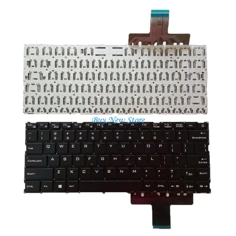

20CE Original US Layout English Keyboard No Frame / No Backlit for MECHREVO S1 Pro-01 Pro-02 , Black