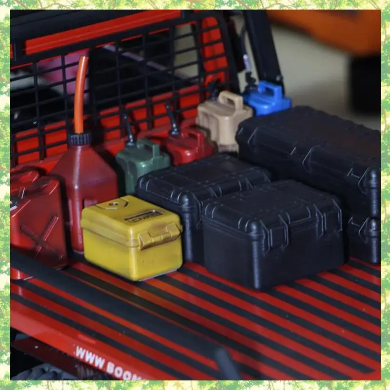 Caja de almacenamiento de plástico para coche teledirigido, herramienta de decoración ecológica, 15 Uds., para Traxxas Trx4 Axial Scx10 90046 D90 1/10, accesorios para orugas de control remoto