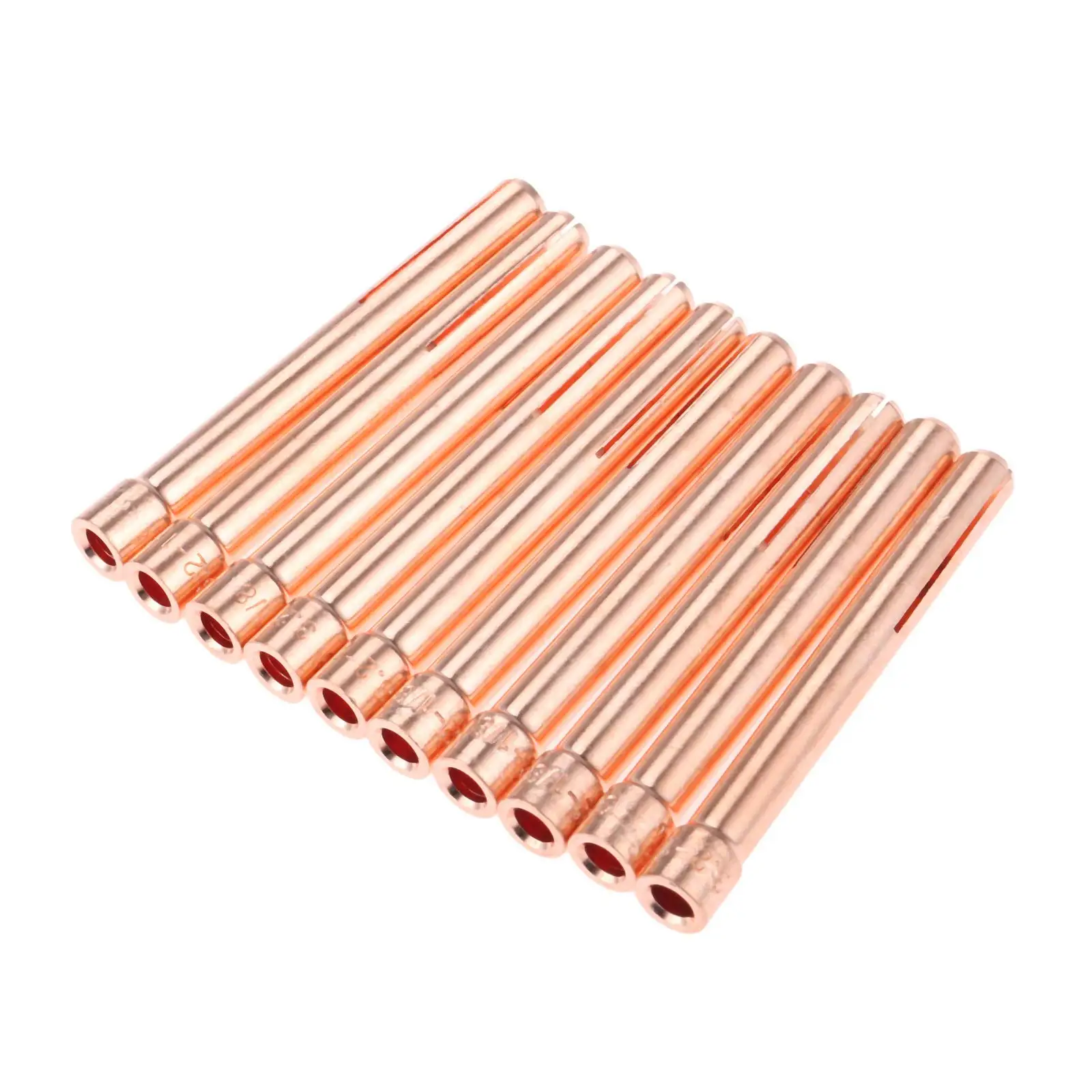 Imagem -03 - Tungstênio Elétrodo Collet Tig Tocha Consumíveis Collet para Wp17 Wp18 Wp26 Tig Tocha 1.6 2.0 2.4 3.2 mm de