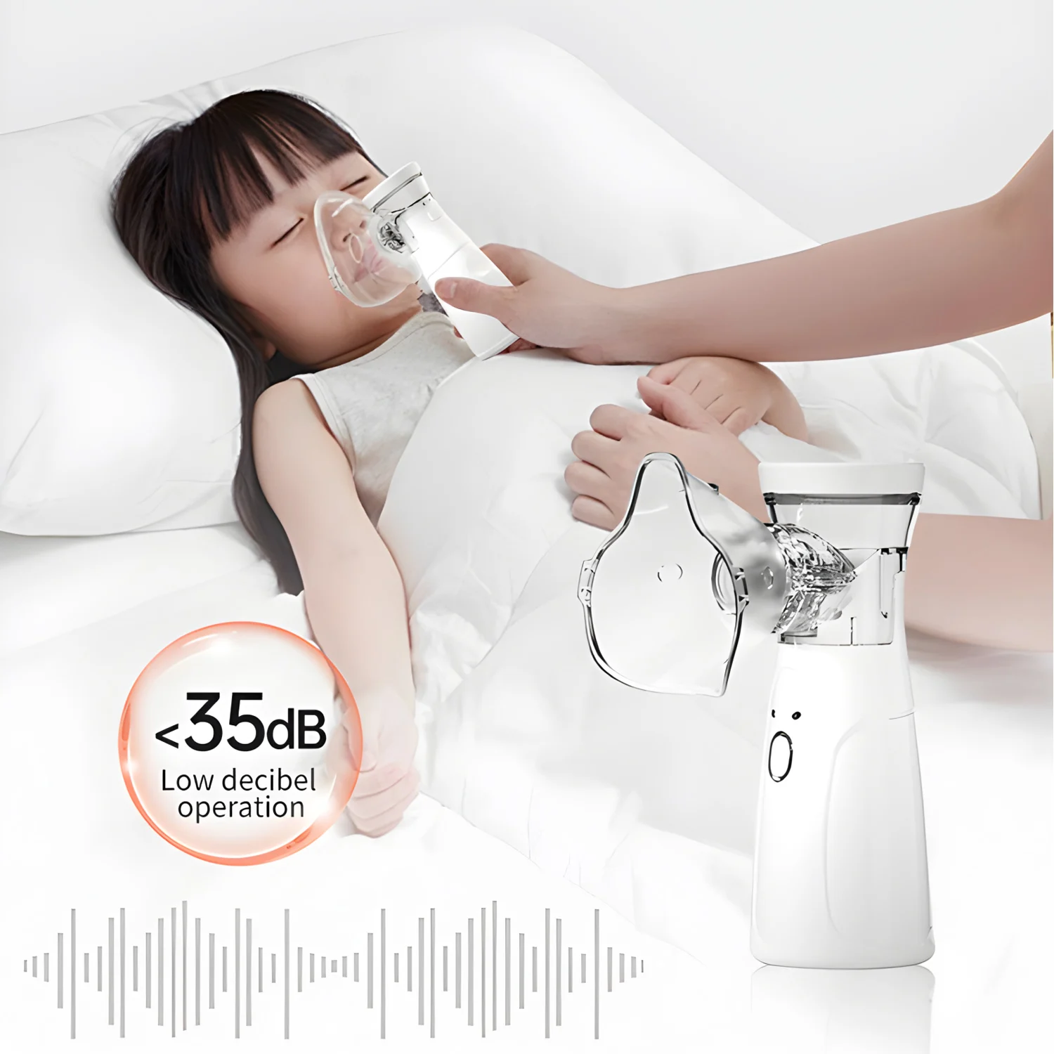 USB Medical Silent Mesh Nebulizer Handheld Asthma Inhaler Atomizer Household for Baby Adult Health Care Mini Portable Humidifier