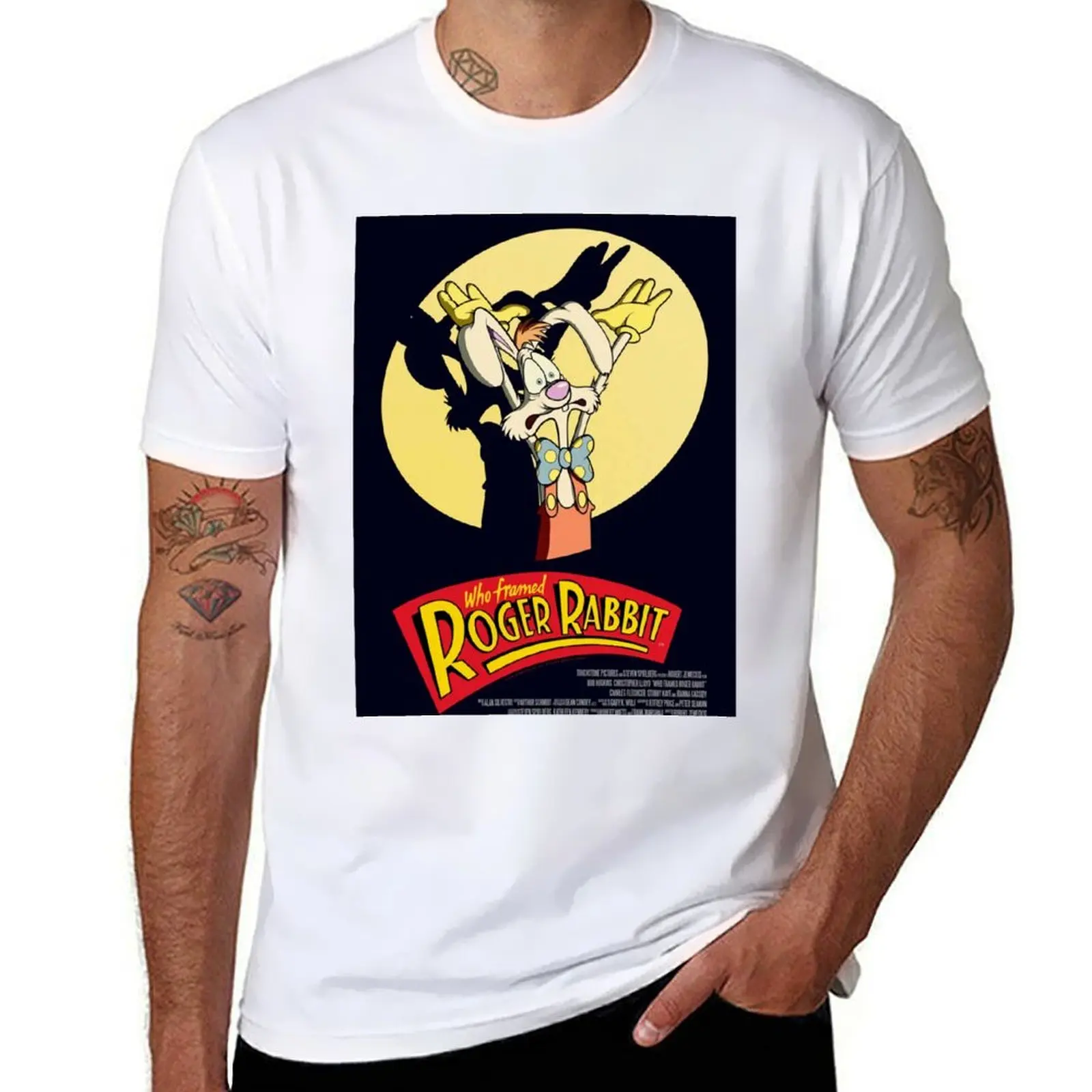 

Roger Rabbit Movie Poster T-Shirt funny t shirts dark humor man t shirt luxury T-Shirt