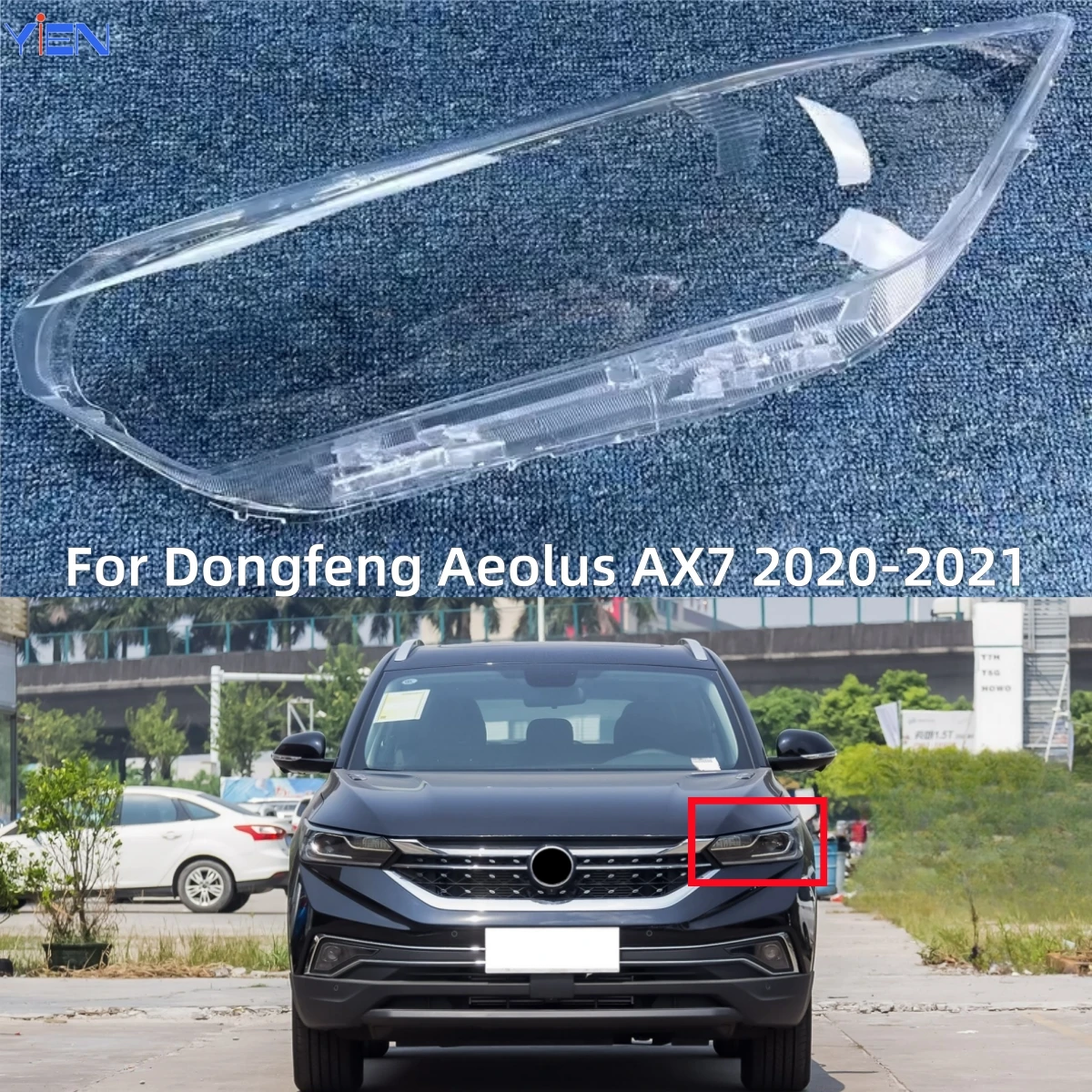 

For Dongfeng Aeolus AX7 2020 2021 Car Interior Replacement Parts Head Lampe Cover