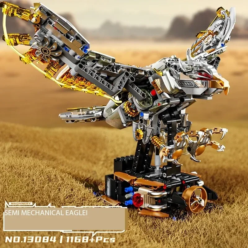 1168PCS Electric Mechanical Eagle Animal Building Blocks MOC Friends Sets Bricks Model Decorations For Adults Teens Toys Gifts