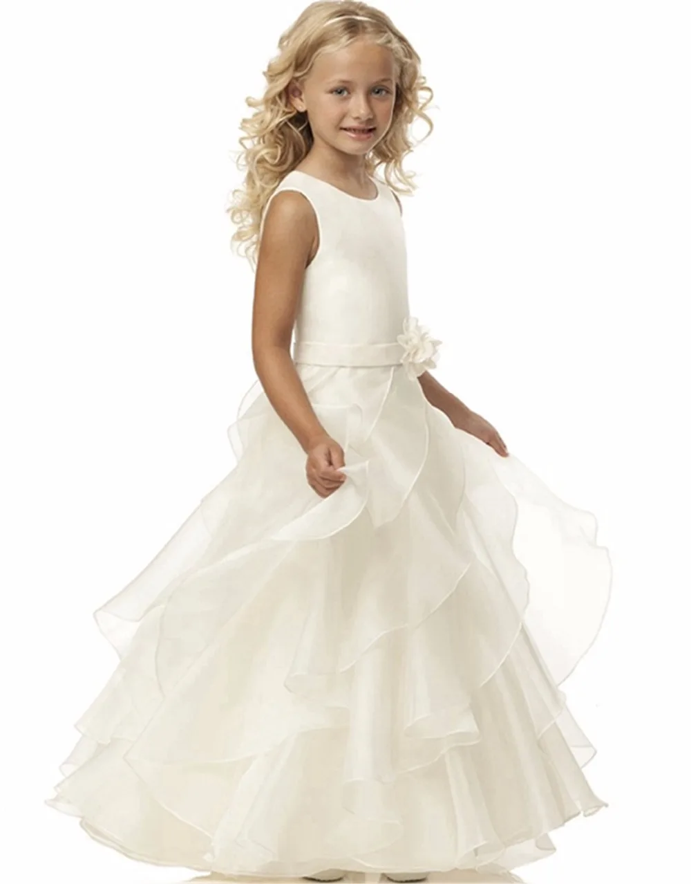 ชุดเดรสเด็กผู้หญิง ชุดเดรสยาวสำหรับเด็กผู้หญิง ชุดเจ้าหญิงสำหรับงานปาร์ตี้ ชุดแต่งงาน 3 10 12 ปี