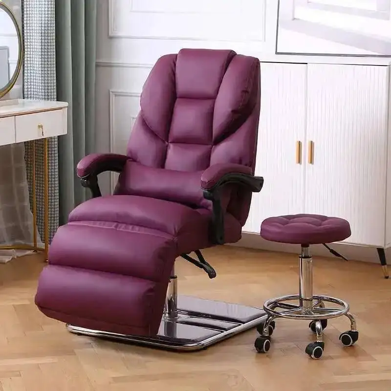 

Reclinable Luxury Salon Chair Hidraulic Leg Barber Shop Salon Chair Portable Vintage Cadeira De Barbeiro Commercial Furniture