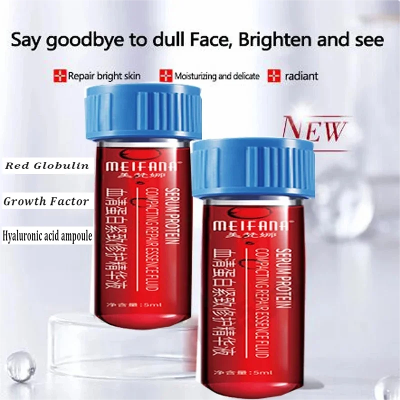 Líquido de esencia acuática de colágeno proteico de alta gama para salón de belleza, repara la firmeza de la piel, desvanece las líneas y resistir las arrugas, esencia líquida