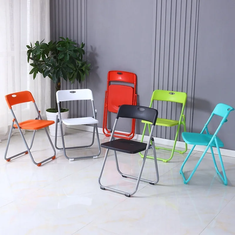 Simple Folding Chair Backrest Chair Home Portable Computer Chair Office Chair Conference Chair Dining Chair Dormitory Chair