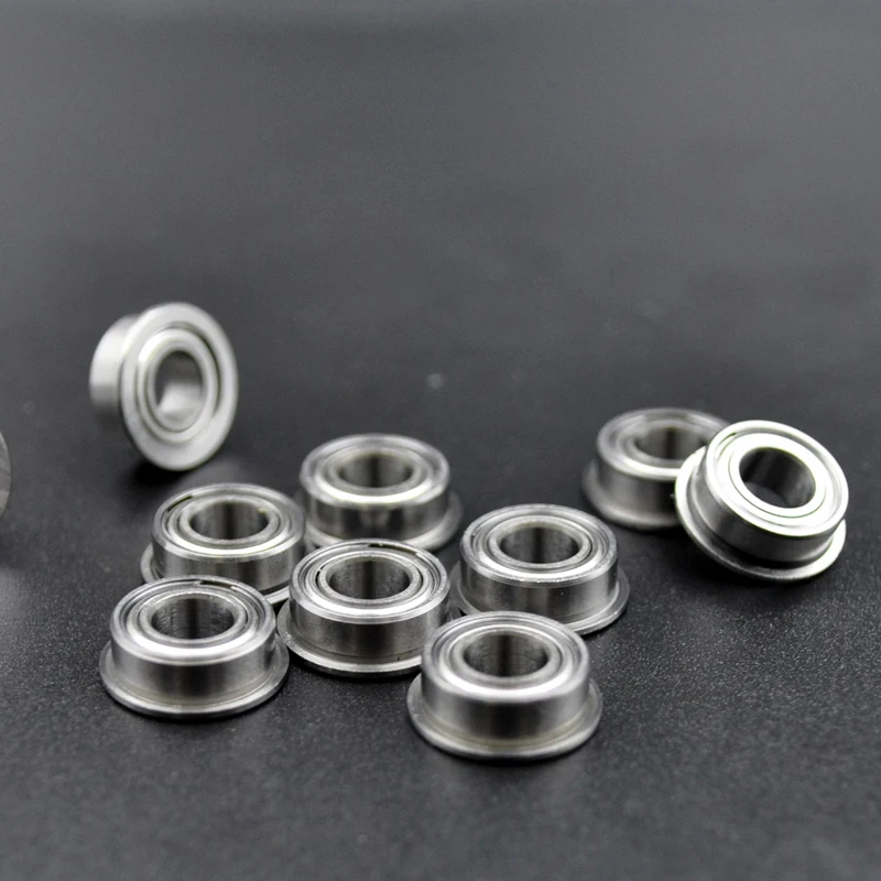 MF105ZZ MF106ZZ MF117ZZ MF126ZZ MF128ZZ  MF137ZZ  MF148ZZ Miniature Flange Bearing Thin Wall Metal Shielded Flanged Bearings