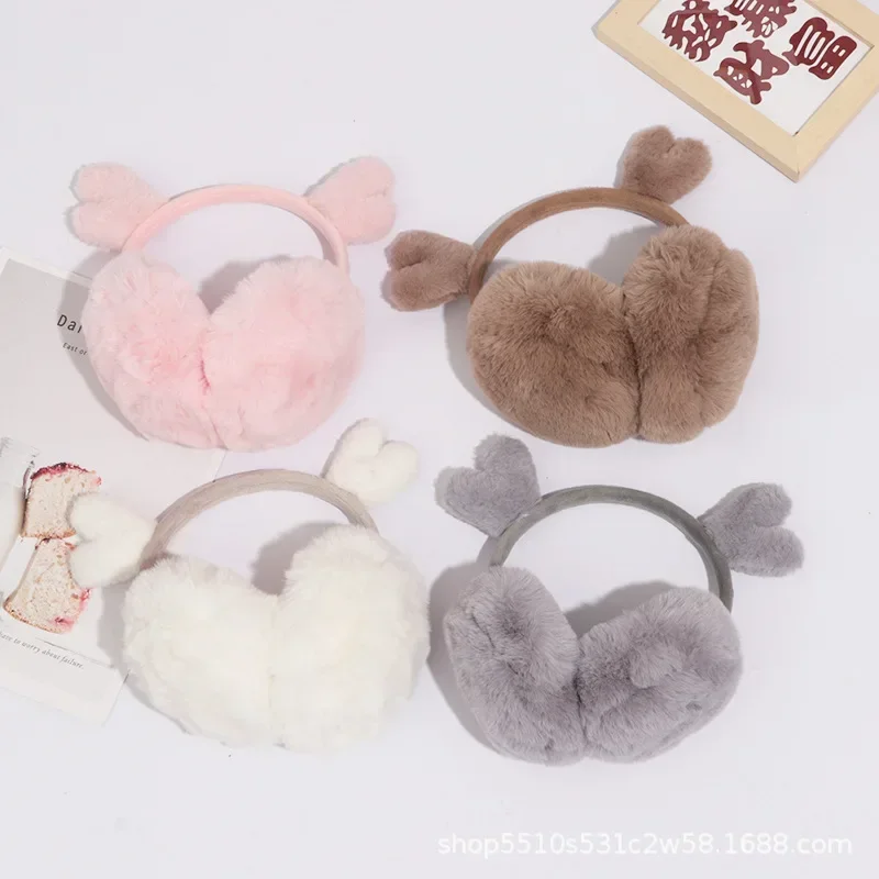 

Cute Cat Ear Winter Ear Warmer, Glitter Sequin Soft Plush Earmuffs, Warm Headband for Women Girls