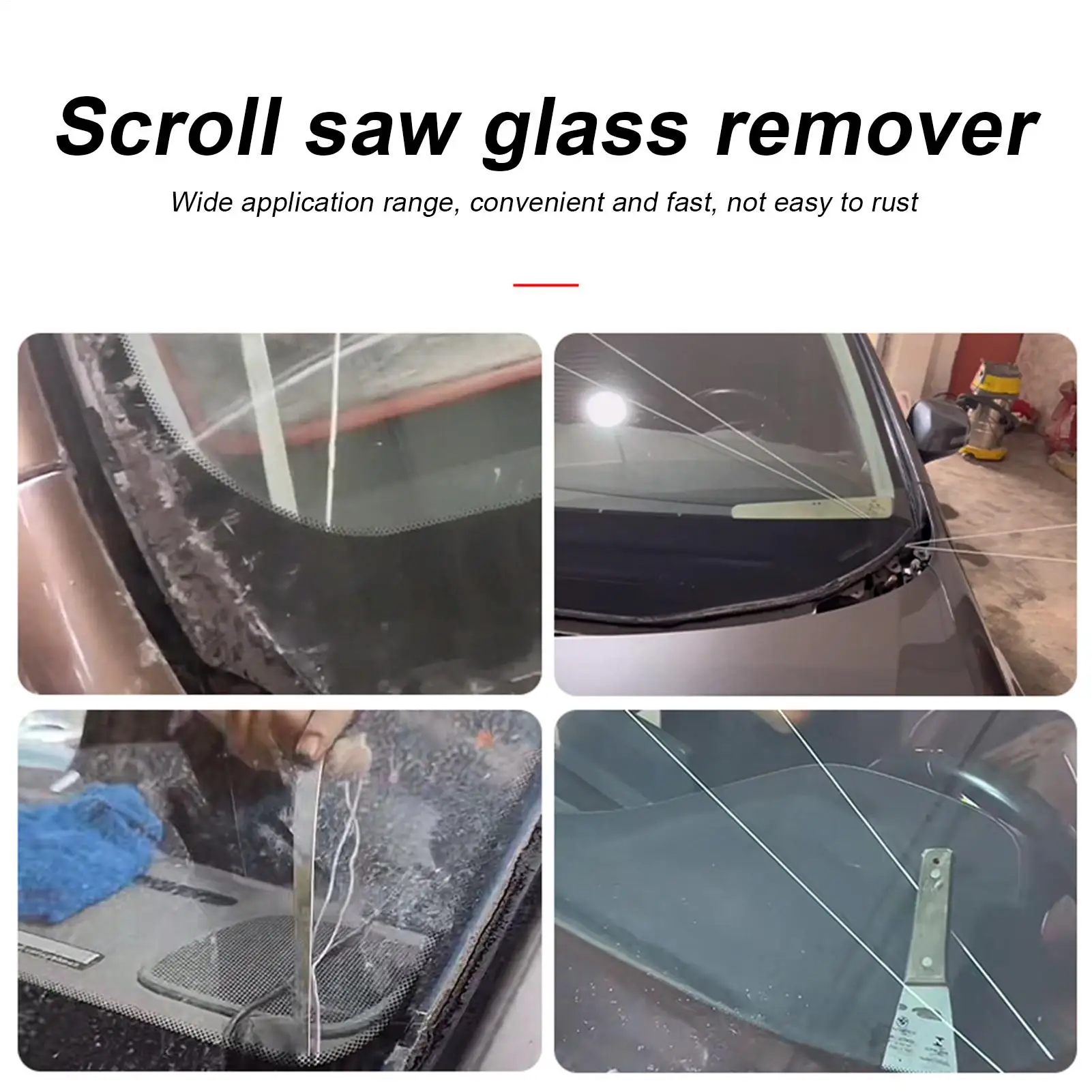 Windshield Removal Tool T-shaped Classic Vintage Auto Accessories Glass Removal Tool For Cutting Fixing Glazing De-icing Window