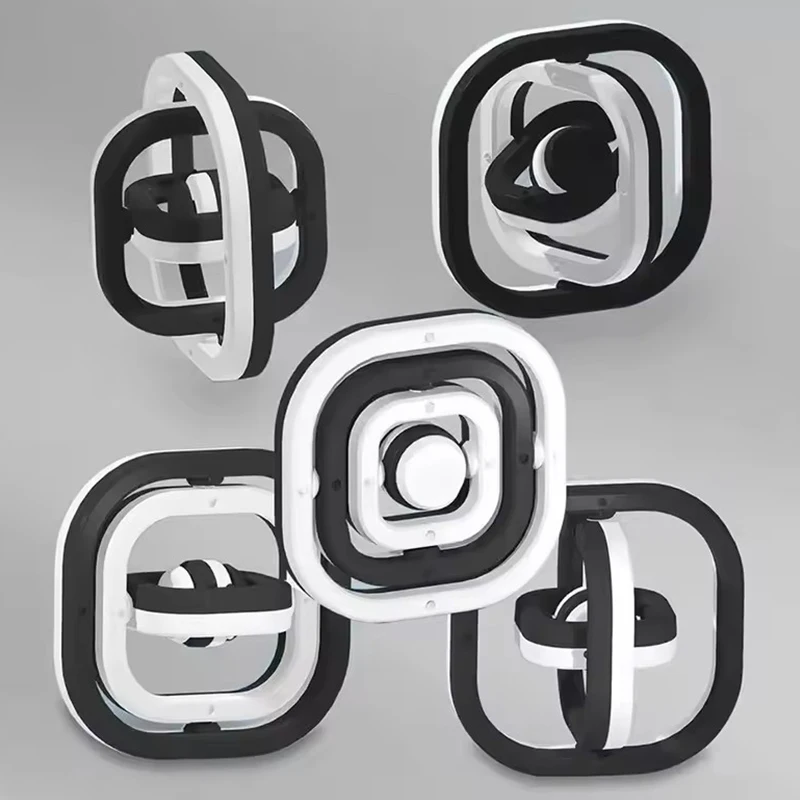 3d flip fidget spinner brinquedo infinito flip girando topo brinquedo adulto antiestresse mão spinner brinquedo alívio do estresse crianças giroscópio presente