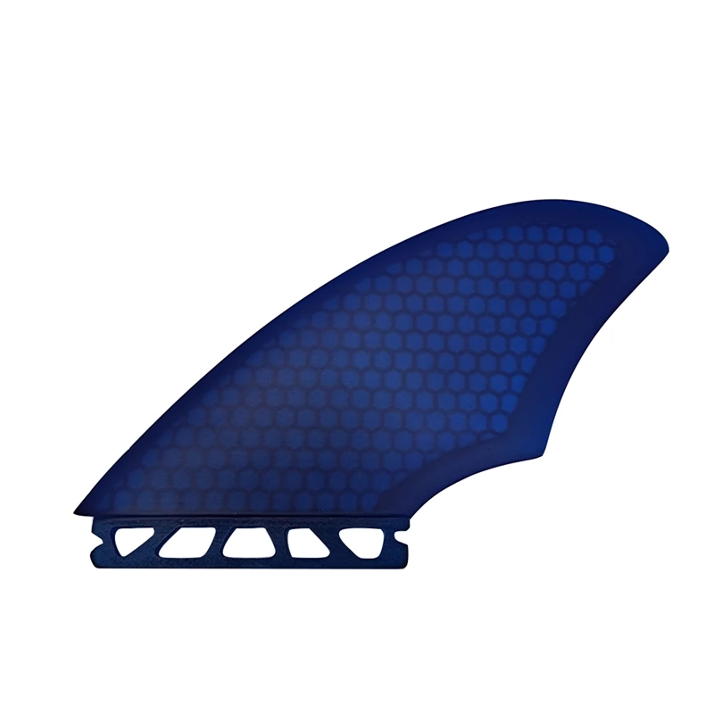 Surfboard TWIN FIN UPSURF FUTURE Fins Blue Color Single Tabs Fin 2pcs per set Honeycomb Fiberglass Sup Board Fin