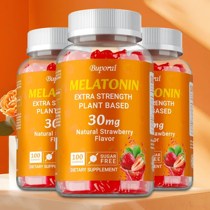 Melatonin 30mg - Relieves Anxiety and Stress, Improves Sleep Quality, Support Immune System Health, Skin Protection, Antioxidant