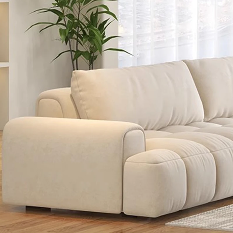 Hotelowa biała chmurowa Sofa narożna do łóżka luksusowa aksamitna kanapa Sofa Love Seat Sillones Para Sala De Estar meble do sypialni