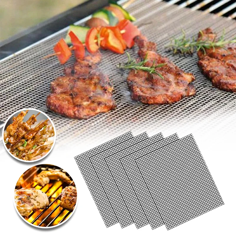 Camping Cooking Candle - Cuttable Barbecue Grill Mesh Mat High