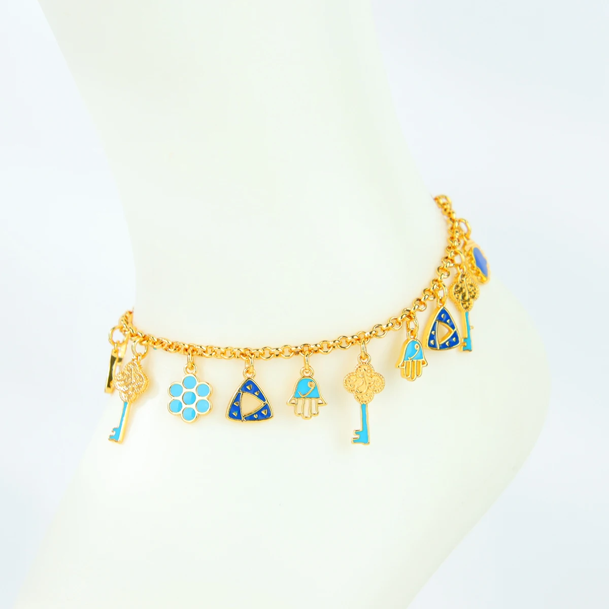 Arabische Mode Fußkettchen 21k Vergoldet Türkische Münzen Vintage Fußarmband Nigeria Islamischer Frauen Brautschmuck – Detail 13