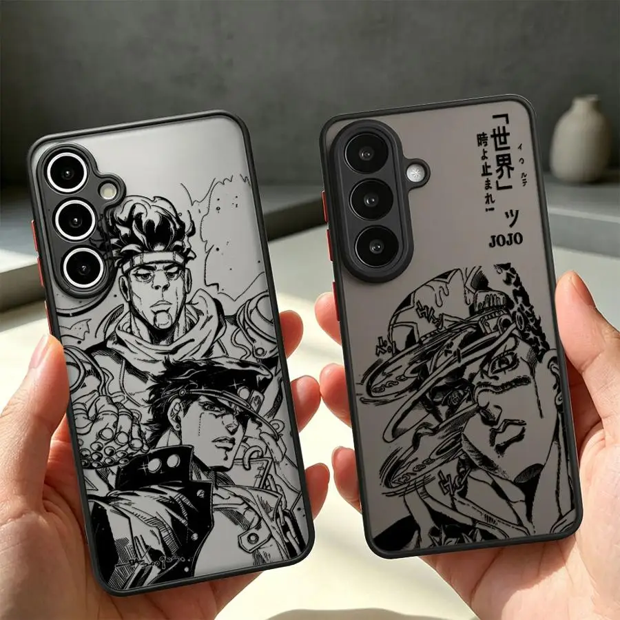 Anime-Jojos-Bizarres-Adventures Phone Cover Case for Samsung Galaxy A53 A34 A36 A54 A52S A72 A73 A33 A14 A23 A35 A17 A52 A56 A55
