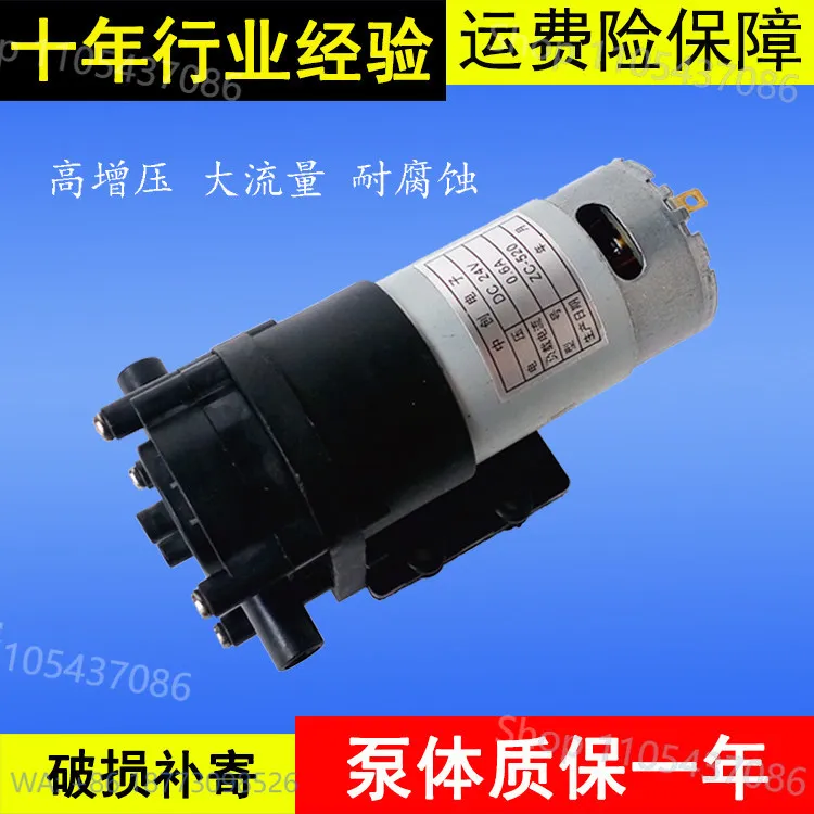 12V24v D-iesel Miniature Gear Pump, Corrosion-resistant and High-temperature Self-priming Booster Filling Water Pump
