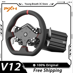 Pxn V12 Gaming Steering Racing Wheel Lite 6nm Real Direct Drive Force Feedback Simulator dla 7/8/10/11/Ps4/Xbox One Pc Custom