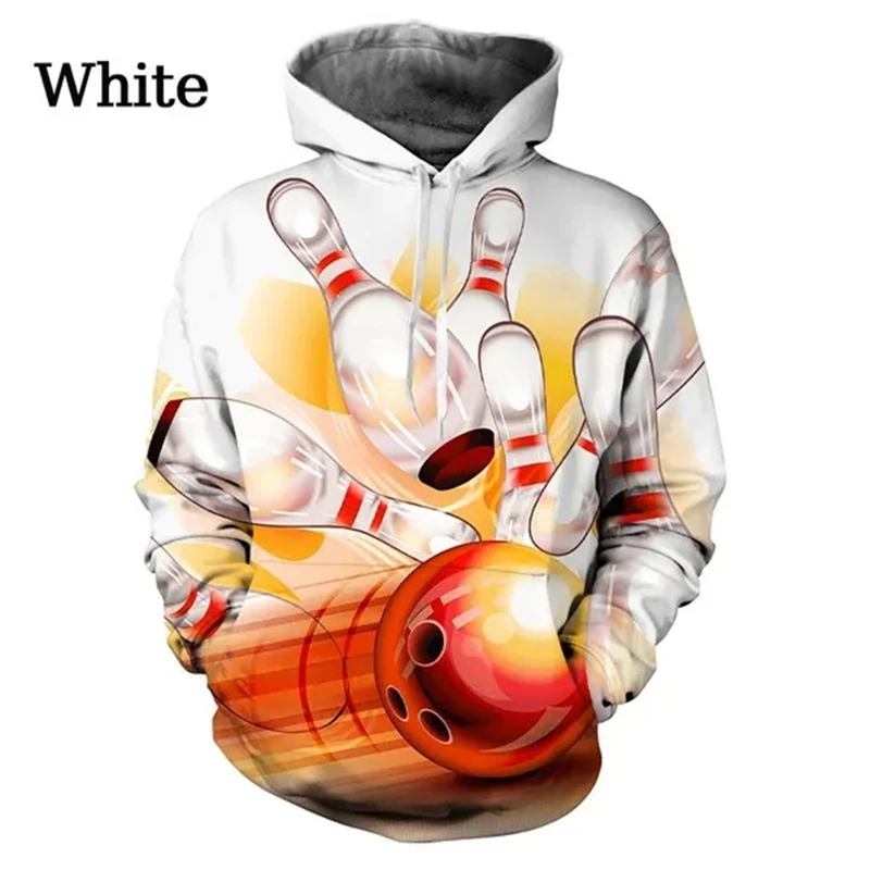 

New Popular Fashion Sports Bowling 3D Printing Casual Men's Hoodies Funny Unisex Long Sleeve Streetwear Tops Sweatshirt Male Top