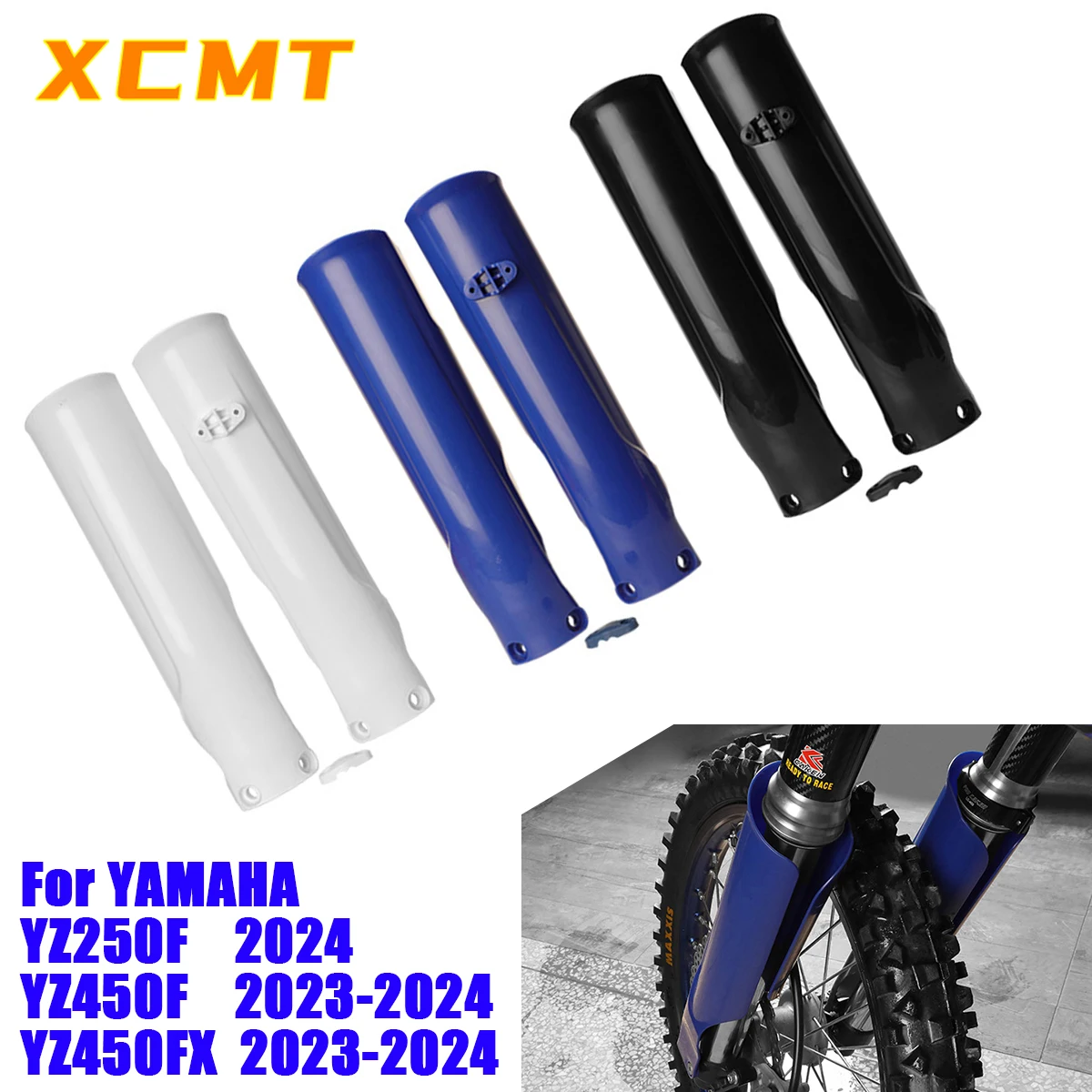 Front Fork Guard Cover Shock Absorber Protection For YAMAHA YZ250F YZ450F YZ450FX YZ 250F 450F 450FX 2023 2024 Motocross Parts