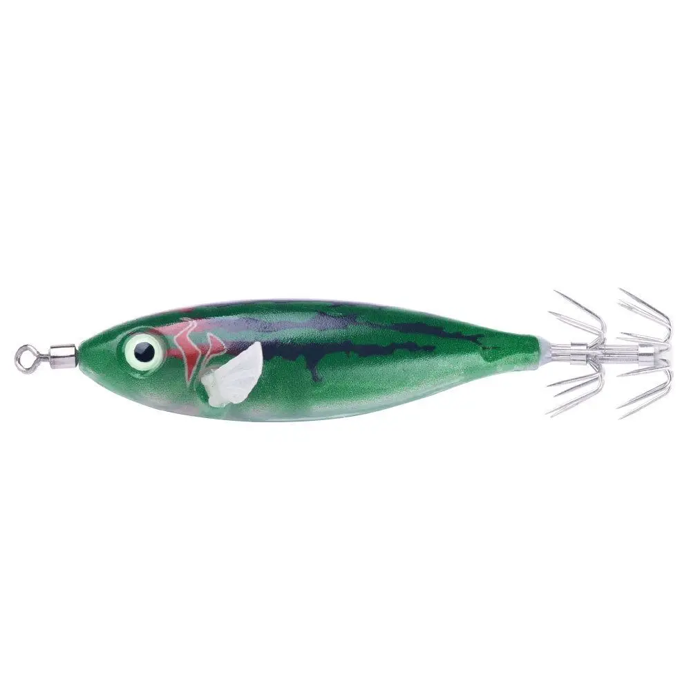 2024 fishing tackle wood shrimp lures jigs hook 8CM-6G Shrimp bait Hook lead sinker octopus lure lifelike