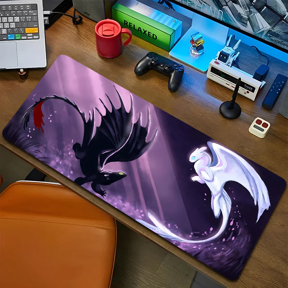 1pc A-How To Train Your Dragon Non-slip Mouse Pad Suitable For Office Computers Laptops E-sports Game Desk Mats XXL Keyboard