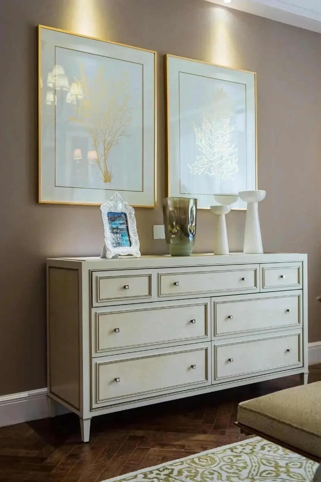 

Комод Американский светлый роскошный современный многофункциональный туалетный столик для хранения вещей, многокомодный шкаф, красивый дом