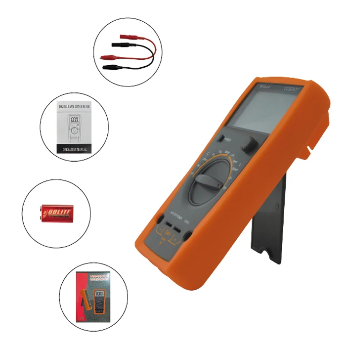 VC6243+ Handheld LCR Meter Digital Capacitance Inductance Tester For Electronics Repair & DIY Projects