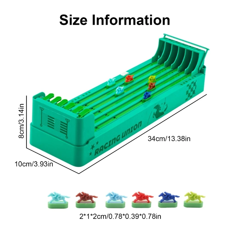 어린이 경마 테이블 게임 대화형 놀이 및 생일 선물을 위한 기능적인 6 경마 체스판