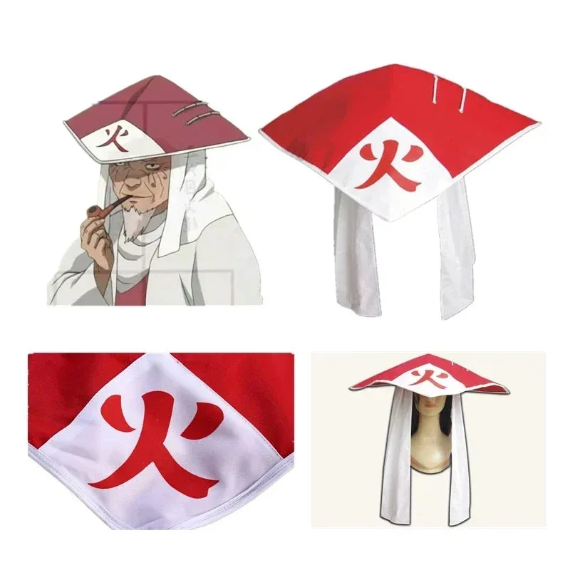 Anime Shippuden Uzumaki Hokage Bamboo Fancy Party Performance Cap Comic Seven Cosplay Hat NM31