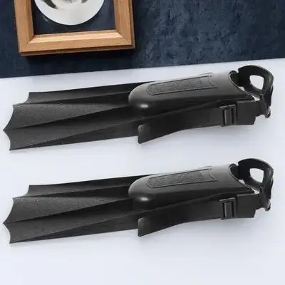 Diving Fins Swim Flippers Teenager Snorkeling Gear Black 30 36 Sizes Soft Comfortable Anti Rubbing Open Toes Design Swimming