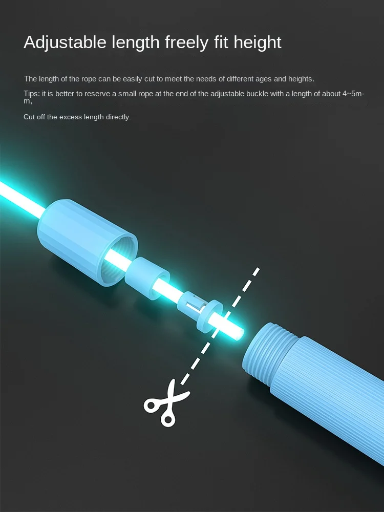 Adjustable LED Glowing Jump Rope 5