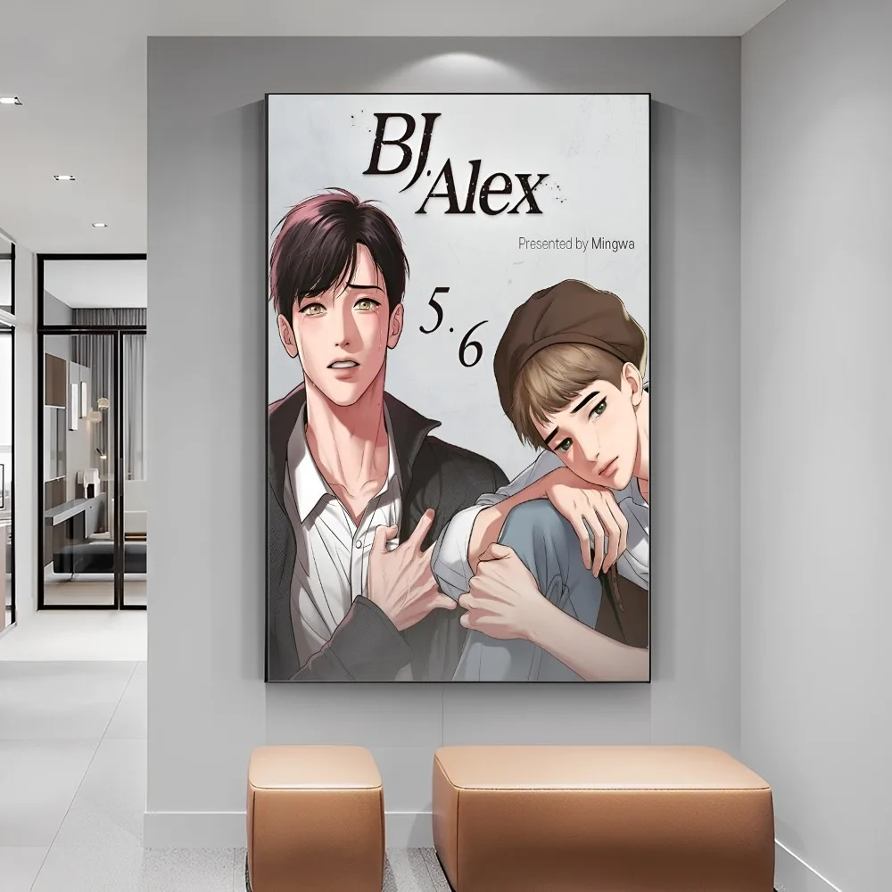 Amine B-J A-Alex Poster DIY Sticky Poster Waterproof Paper Sticker Coffee House Bar Home Decor