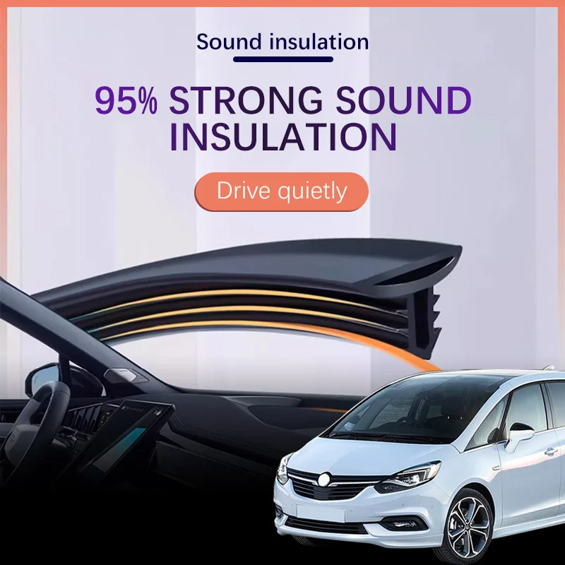 

Car Dashboard Sealing Strip Interior Auto Noise Sound Insulation Rubber Trim Weatherstrip Car Accessories For Opel Zafira