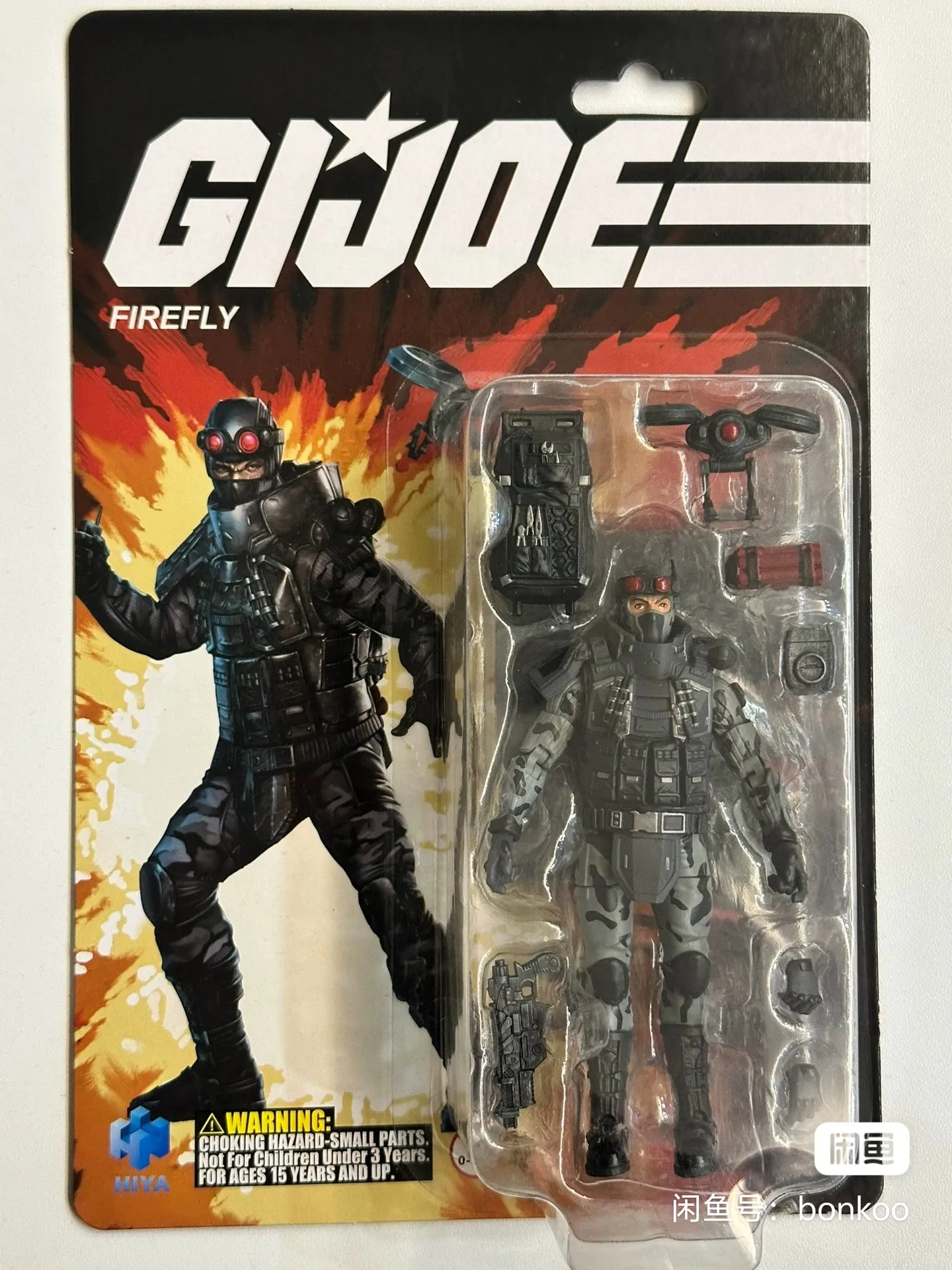 

Genuine Hiya 1/18 Gijoe Firefly Action Figures Pvc Gijoe Firefly Collection Model In Stock Toy 10.5cm Mini Figure Gifts