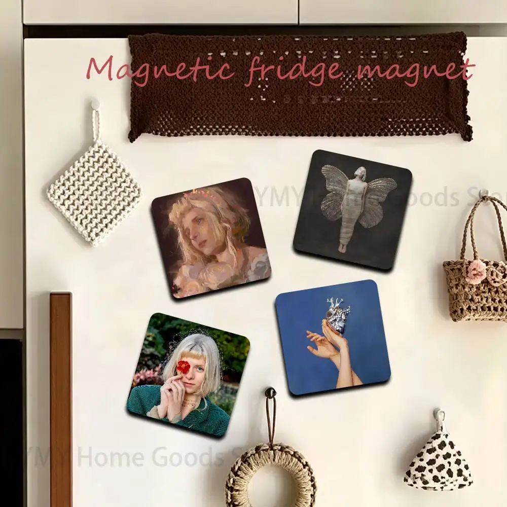 All My Demons Greeting Me As A Friend Refrigerator Magnets the Perfect Choice for Home Create Warm Cozy Home Decor Gifts