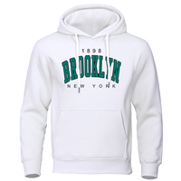 1898 Brooklyn New York Printed Mens Hoody Creativity Crewneck Clothing Fashion Oversize Sweatshirt Fashio Crewneck Hoodie Male