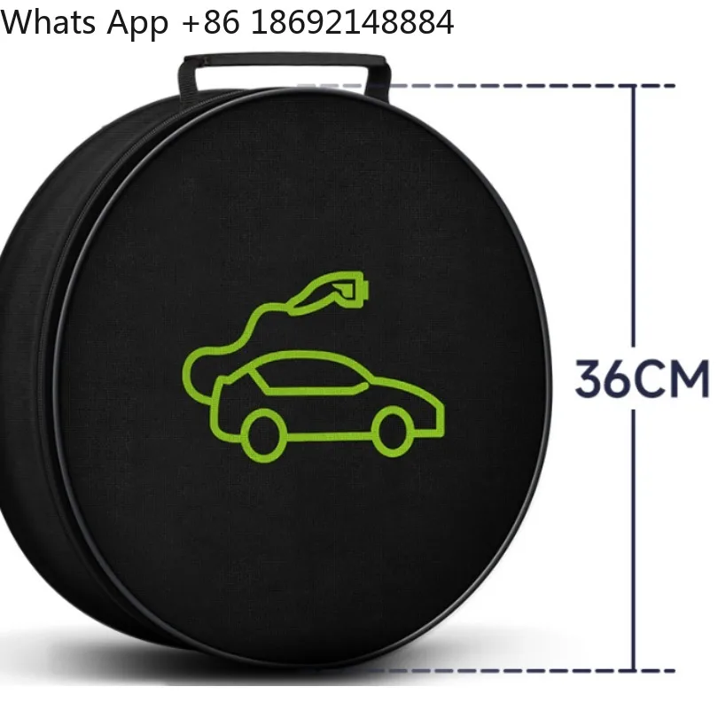 New energy car charger bag Car fire retardant charging cable storage bag