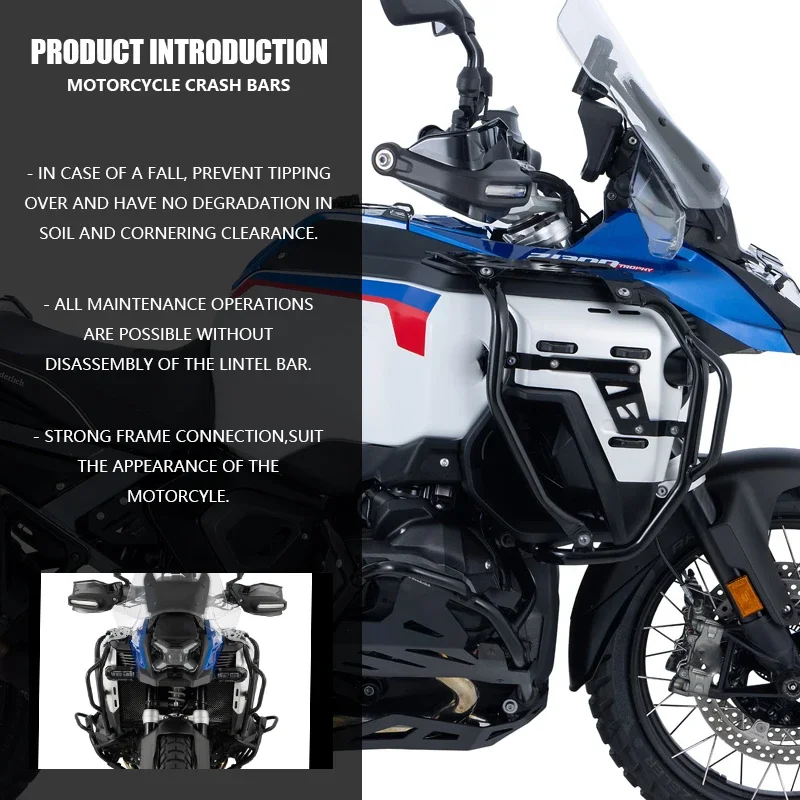 For BMW R1300GSA Engine Guard Fairing Frame Protector Crash Tank Bar Bumper R1300GS ADV R 1300 GS Adventure 2024-2026 2025