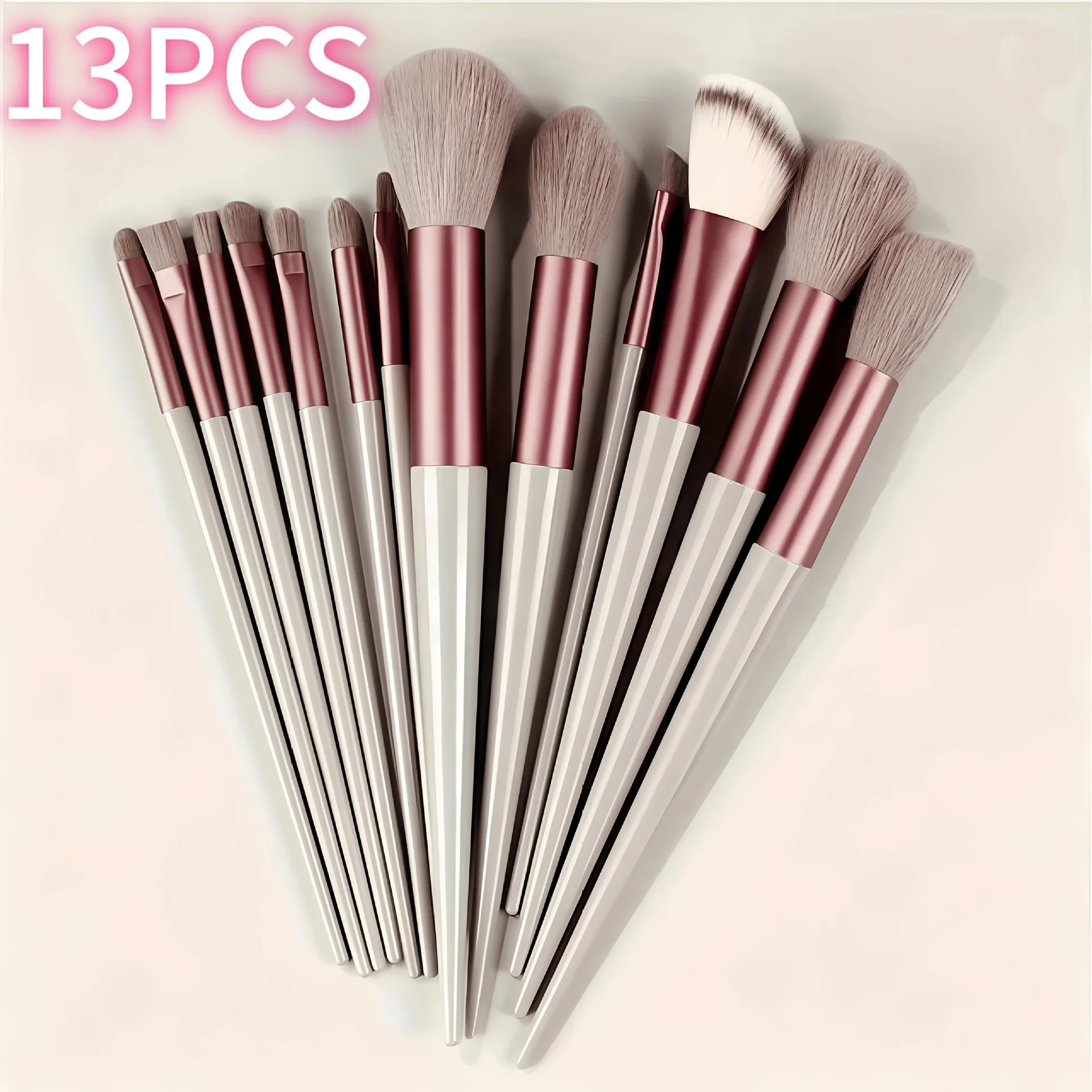 パワン+ メイクブラシ ビューティーツール メイクブラシセット ソフトでふわふわ プロ仕様 コスメ ベーシック パウダー アイシャドウ カブキ ブレンド