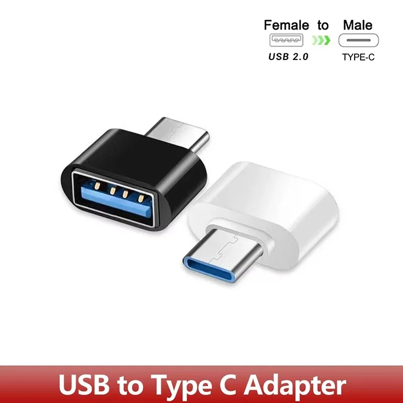 1-5Pcs Mini Type C to USB 3.0 Adapter USB-C Male OTG A Female Data Connector For MacBook Pro iPad MacBook Xiaomi Type C Device