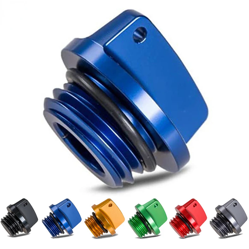 

Motorcycle Oil Cap Aluminum Engine Oil Filler Screw Cover Plug Motorcycle Accessories Suitable for Most Motorcycle Styles
