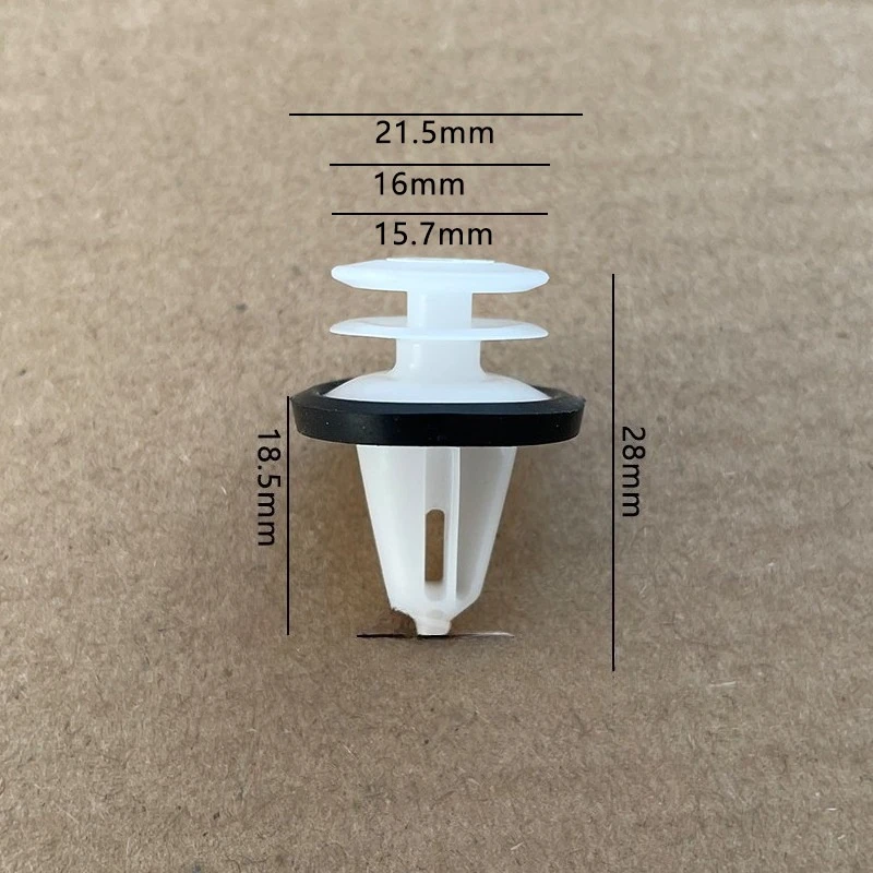 20 pieces, compatible with Tesla Model 3/Y/S/X door interior panel buckle - original white plastic fixing clip accessory