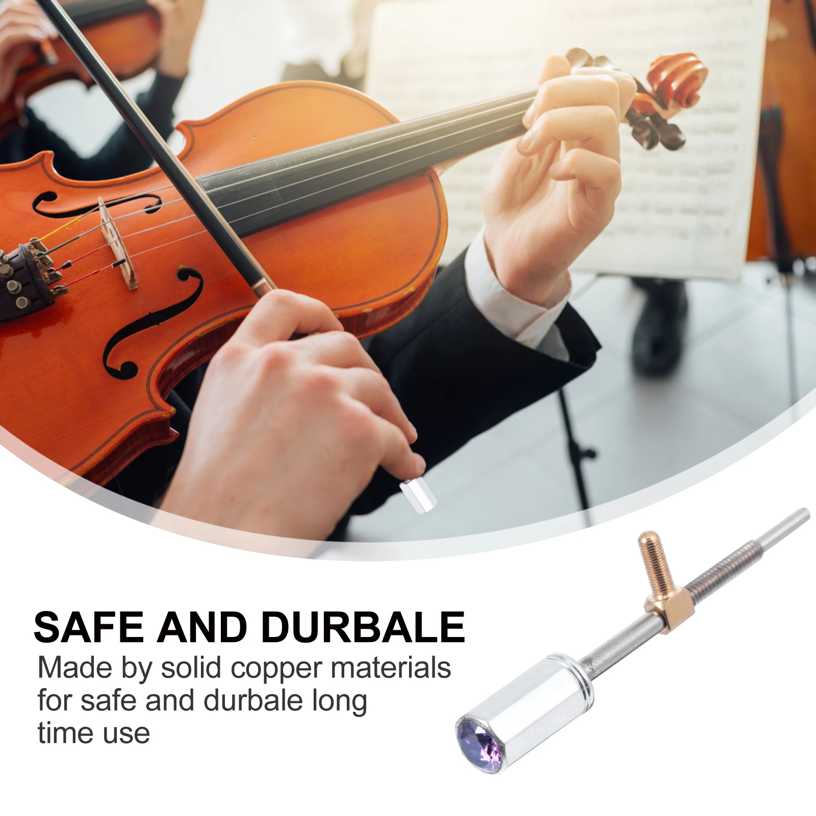 

Violin Bow Screws Replacement and Eyelet Musical Frog Straighten Beginner Accessories