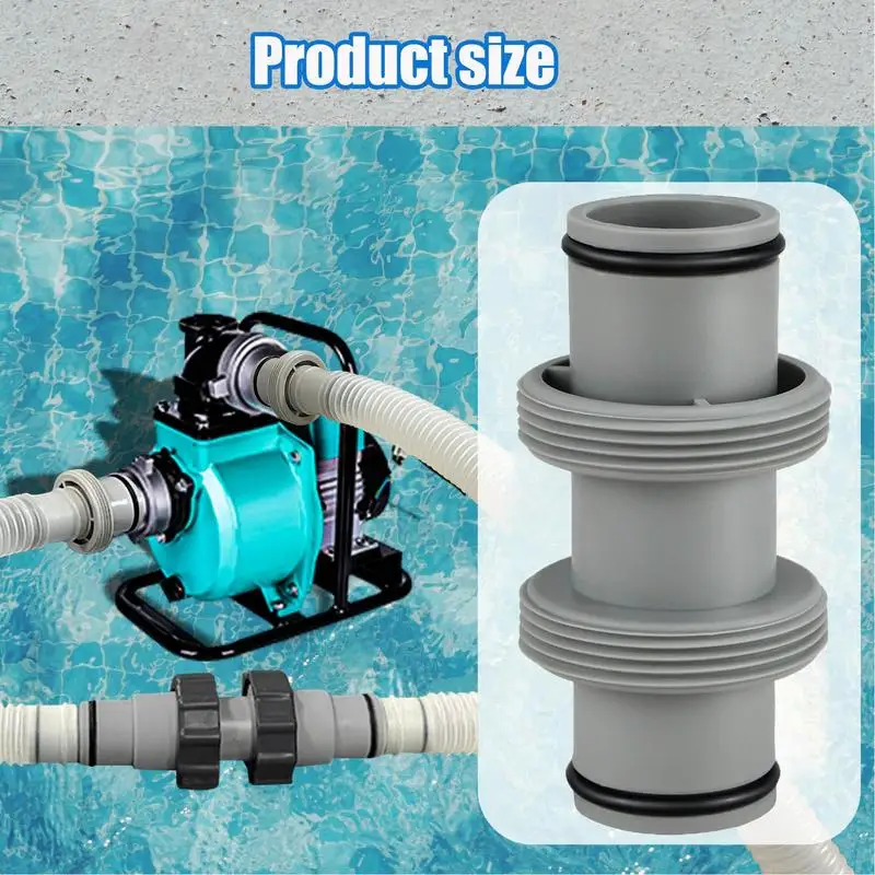 Pool Plunger Valves Shut Off Valves Pool Accessory Attachment Easy Connection Pool Pump Hose Pool Filter Pump Hose Adapter