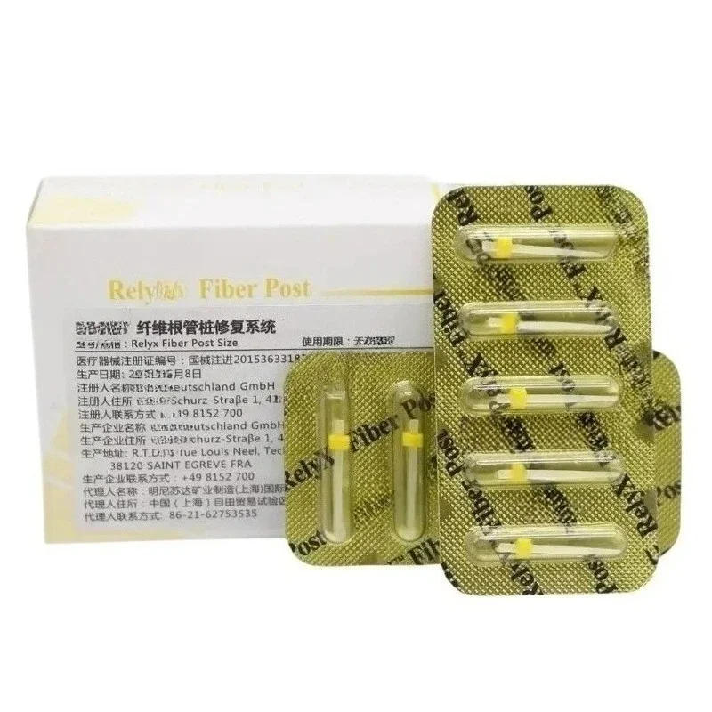 Dental Fiber Post Fiber Root Canal Pile Restoration System Refill Dental Dentistry Fiber Post Drills Dental Lab Materials