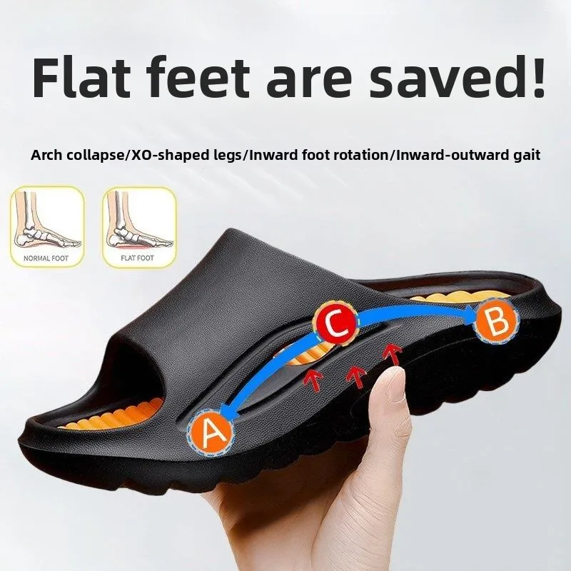sandales-plates-d'ete-pour-pieds-plats-avec-soutien-de-correction-de-la-voute-plantaire-antiderapantes-style-couple-en-eva-pratique