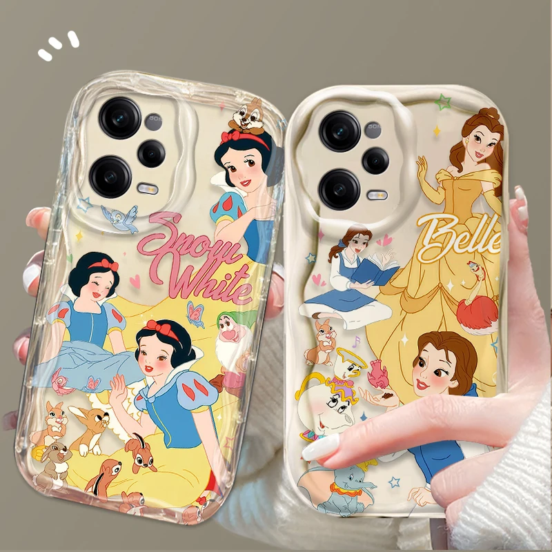 เคสลายเจ้าหญิงดิสนีย์สวยงามสำหรับ Xiaomi Redmi Note 14 13 12 11 10 9 Pro Plus 14S 12S 11S 10S 9S Redmi 14C 14R 13C 12 4G 5G